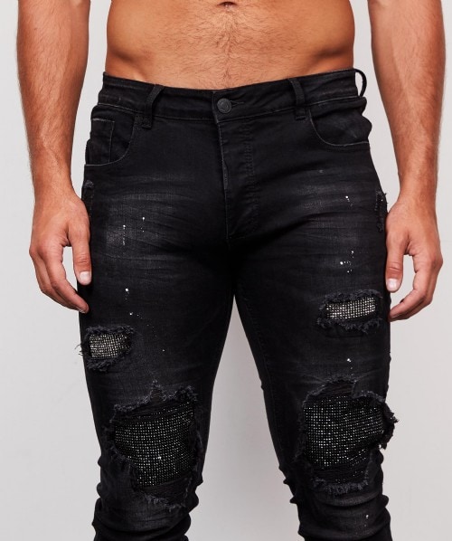 Men's Black Jeans Men's Skinny Jeans Alessandro Zavetti
