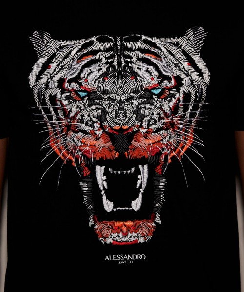 alessandro zavetti tiger moletom com capuz