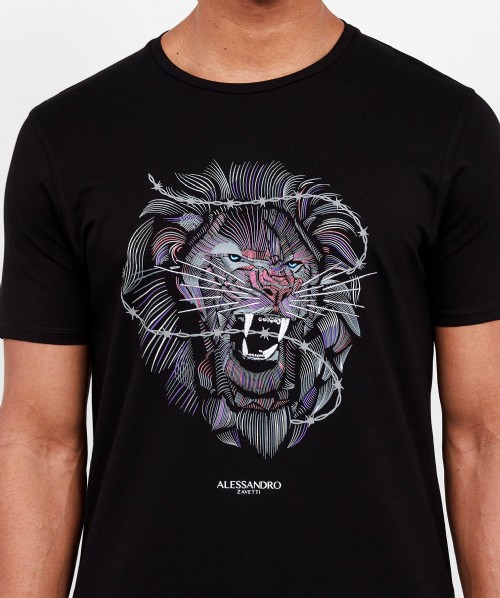 Lion Barbed Wire T-Shirt