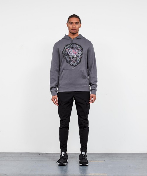 Barbed Wire Lion Hoodie