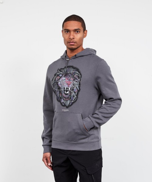 Barbed Wire Lion Hoodie
