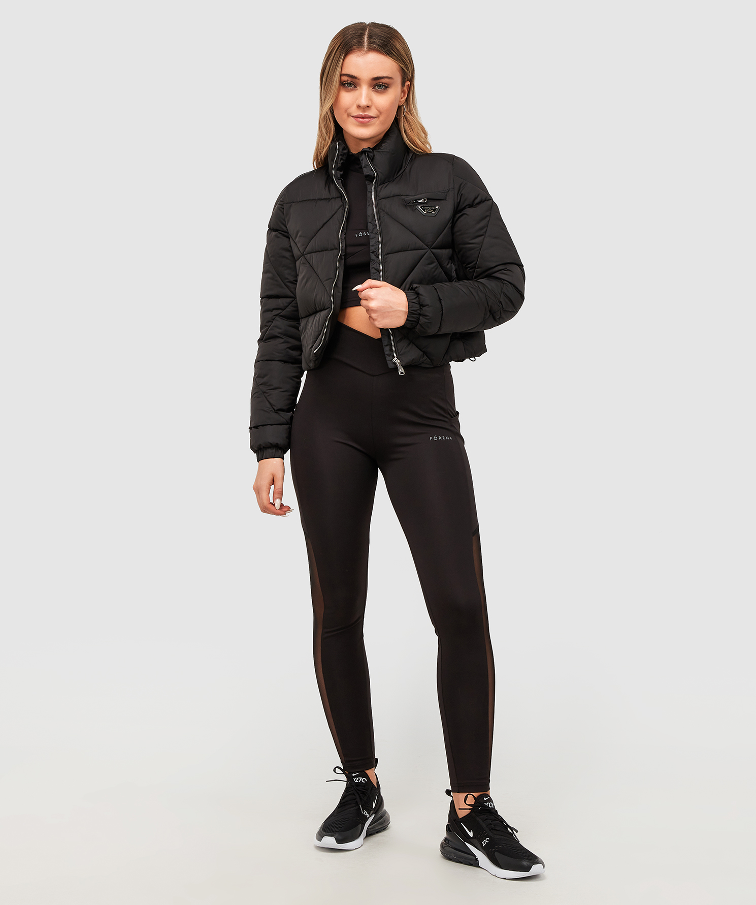 Womens Della Diamond Puffer Jacket