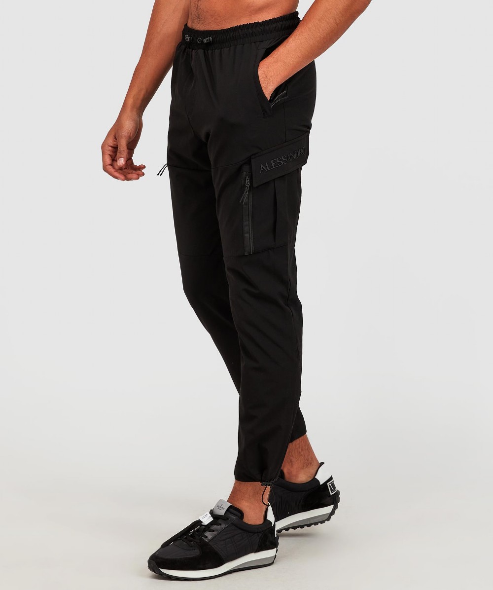 Men's Cargo Pants | Black Cargo Pants | Alessandro Zavetti