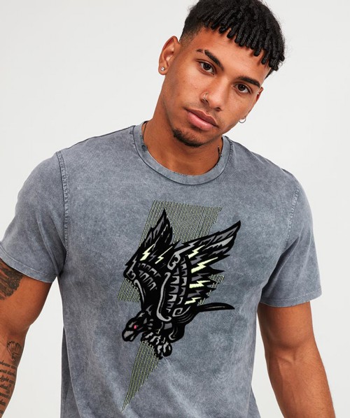 Diving Eagle Distressed T-Shirt