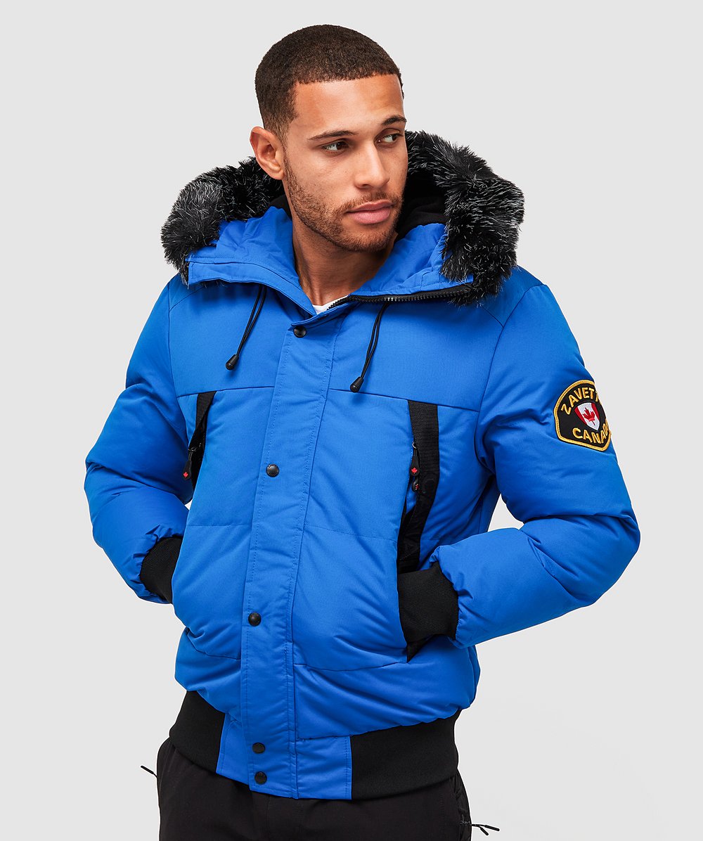 parka coat blue