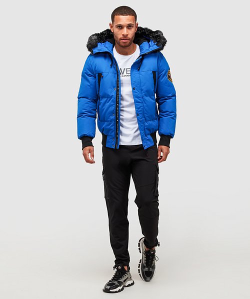 parka coat blue