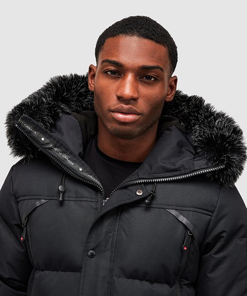 orford faux fur puffer parka jacket