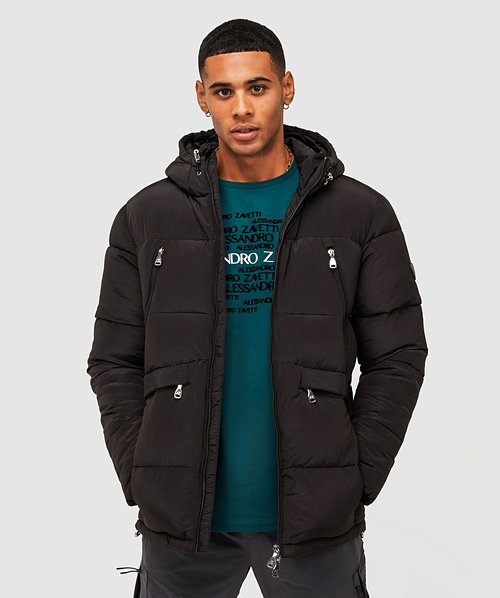 Alessandro Zavetti Minivo Ripstop Puffer Jacket, Pebble Grey