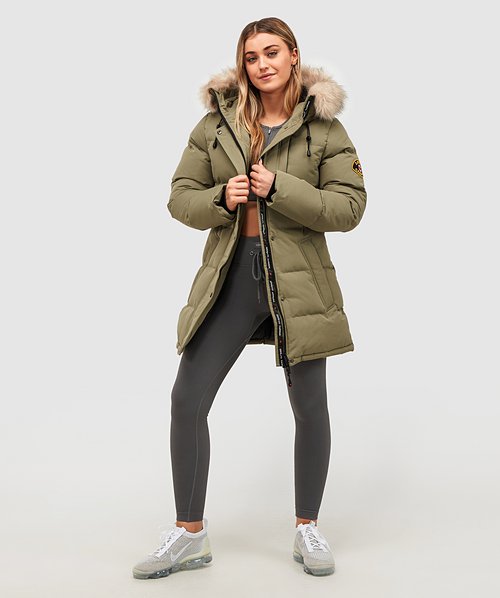 Womens Goshawa Puffer Parka Jacket 