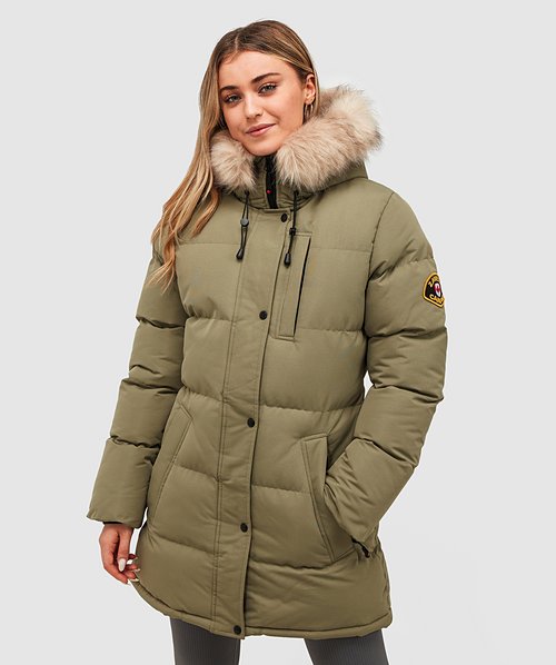 Womens Goshawa Puffer Parka Jacket 