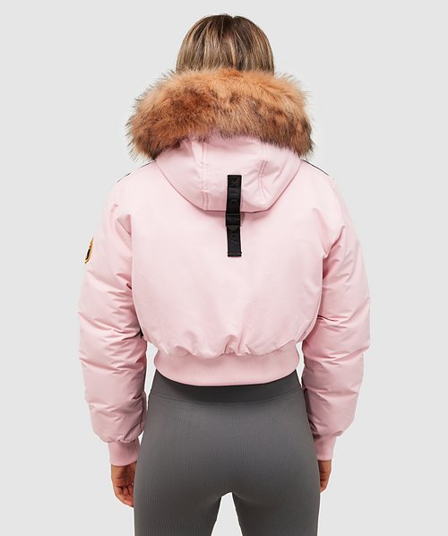 Womens Gabellia Crop Bomber Jacket