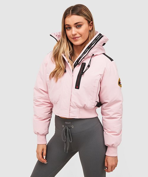 Womens Gabellia Crop Bomber Jacket