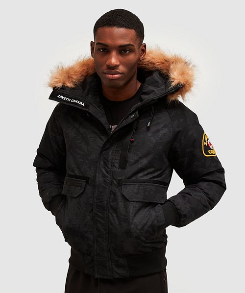 Zavetti Canada Oshawa Puffer Parka Jacket | NAVY | Zavetti