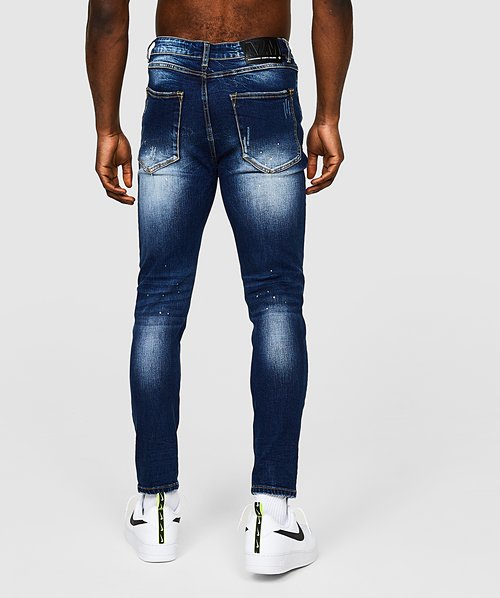 Griporini Indigo Slim Carrot Denim Jean