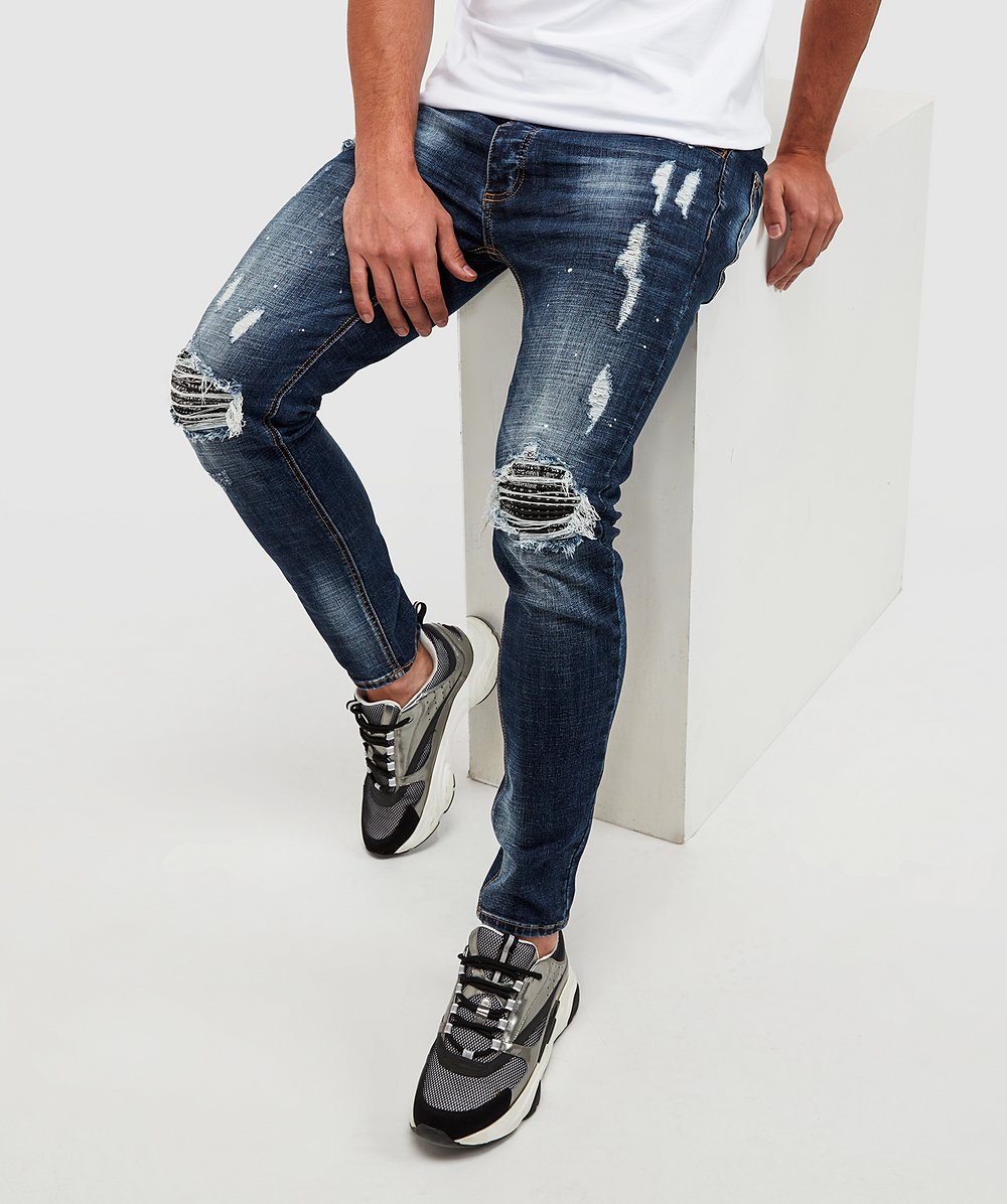 Alessandro Zavetti Damiano 2.0 Slim Denim Jean | Blue | Zavetti