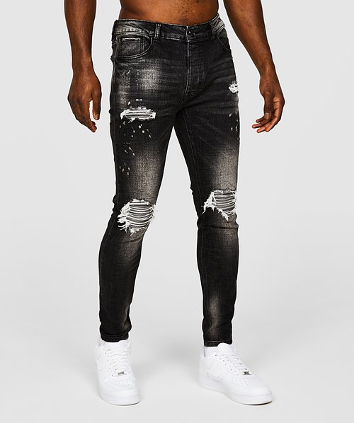 A. Salvarini Jeans Uomo Basic Stretch Slim – Azzurro, Taglia 29W X 30L, Cotone Elastico - 4