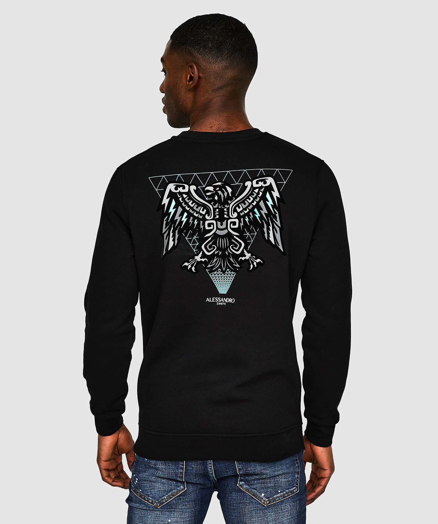 Aztec Beam Back Logo Sweatshirt