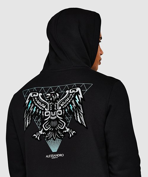 Aztec Beam Back Logo Overhead Hoodie