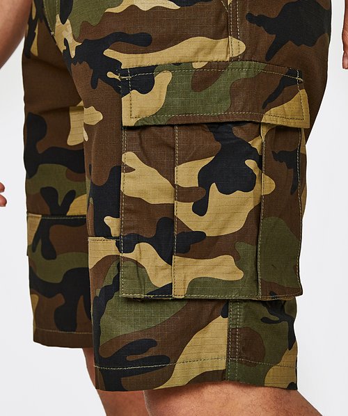Minotti Wash Camo Cargo Short