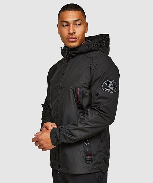 Zavetti Canada Potenza Windbreaker | Jet Black | Zavetti