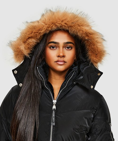 Womens Alberelli Crop Puffer Jacket