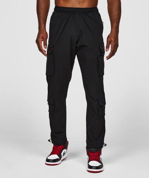 Zavetti Canada Agazzi Woven Cargo Pant, Jet Black