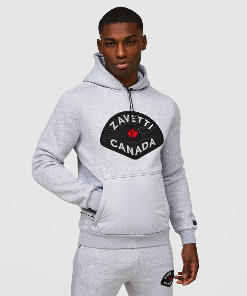 Logo-print Cotton-mesh Hoodie