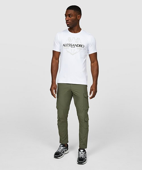 Alessandro Zavetti Nardo Cargo Pant | Dark Olive | Zavetti