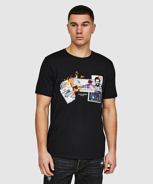 Alessandro Zavetti Fugitivo T-Shirt Jet Black Zavetti
