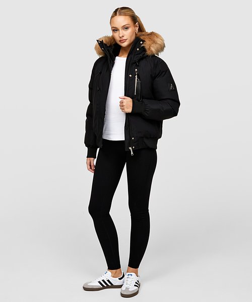 Alessandro Zavetti Womens Vittoria 2.0 Puffer Jacket Black Zavetti