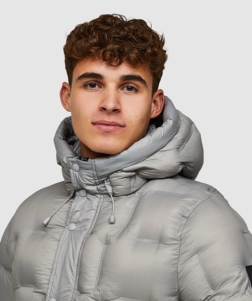 Grey Down Jacket Burton Menswear Puffer Jacket Burton Womens