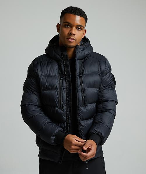 Zavetti Canada Anvox Puffer Bomber Jacket | Jet Black | Zavetti Zavetti Canada Anvox Puffer Bomber Jacket | Jet Black | Zavetti