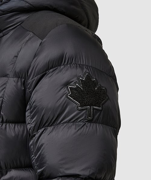 Zavetti Canada Anvox Puffer Bomber Jacket | Jet Black | Zavetti
