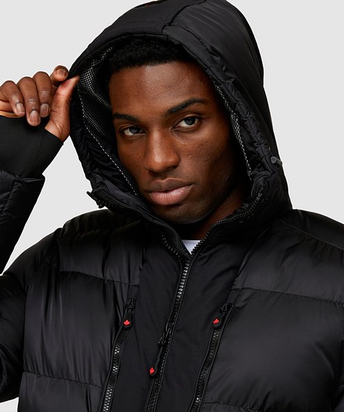 Zavetti Canada Novallini Puffer Jacket | Jet Black | Zavetti