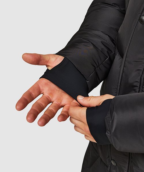 longline nike puffer coat