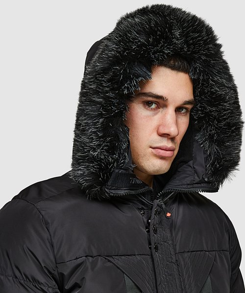 Zavetti Canada Taillio Long Puffer Jacket Jet Black Zavetti