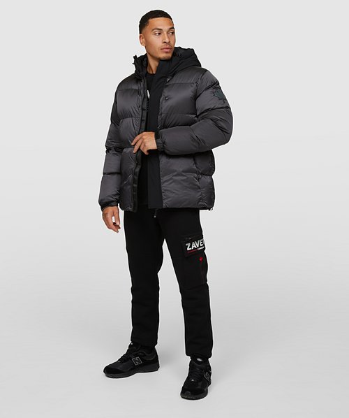 Zavetti Canada Tivio Puffer Jacket | Asphalt / Black | Zavetti