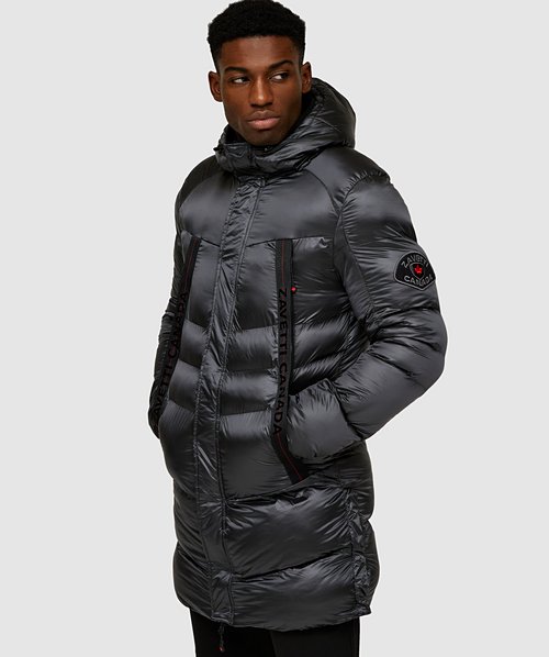 Jacket Wintermantel In Black Wool Coat, Fit And Flare Coat, Knee