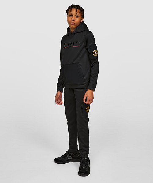 junior black joggers
