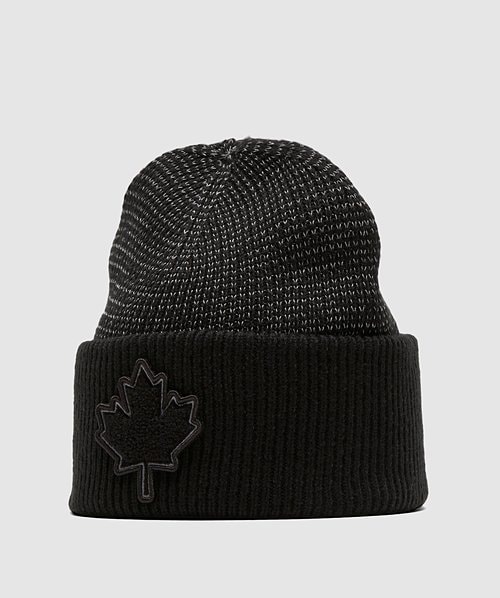 Zavetti Canada Vatirro Knitted Beanie Hat | Jet Black | Zavetti