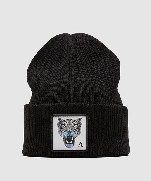 Alessandro Zavetti Growler Beanie Hat | Black | Zavetti