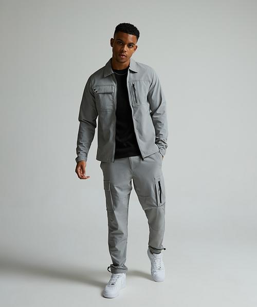 Alessandro Zavetti Persino Cargo Pant | Grey Flannel | Zavetti