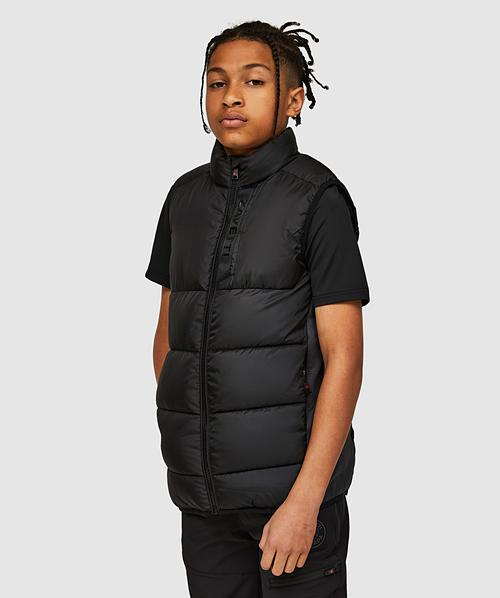 Zavetti Canada Junior Verozo Hybrid Gilet | Jet Black / Asphalt
