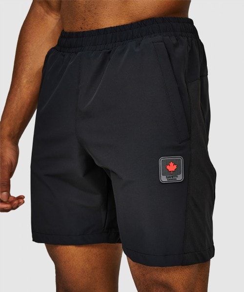Zavetti Canada Vemaro Woven Short | Jet Black | Zavetti