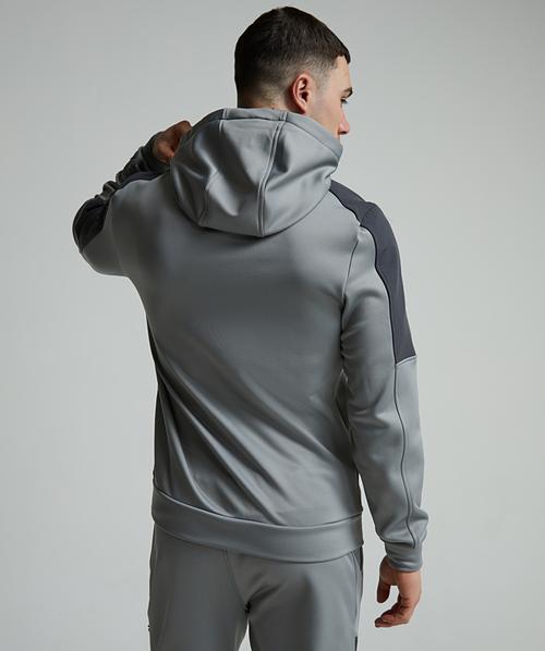 Zavetti Canada Arenza Overhead Hoodie | Sharkskin / Asphalt | Zavetti