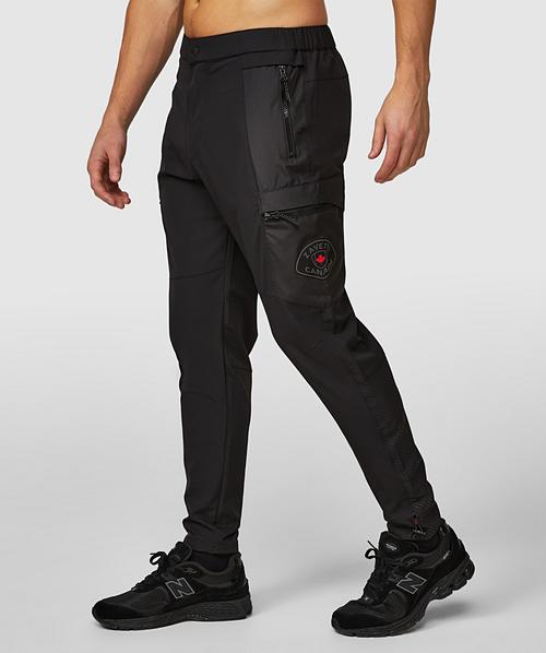 Zavetti Canada Tavox Woven Cargo Pant Jet Black Zavetti