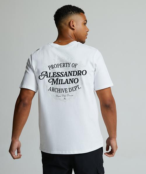 Alessandro Zavetti Pirelli T-Shirt Optic White Jet Black