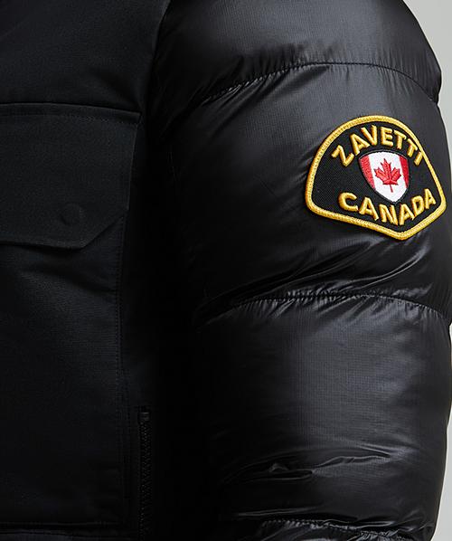 Zavetti Canada Mantio Puffer Parka Jacket | Jet Black | Zavetti