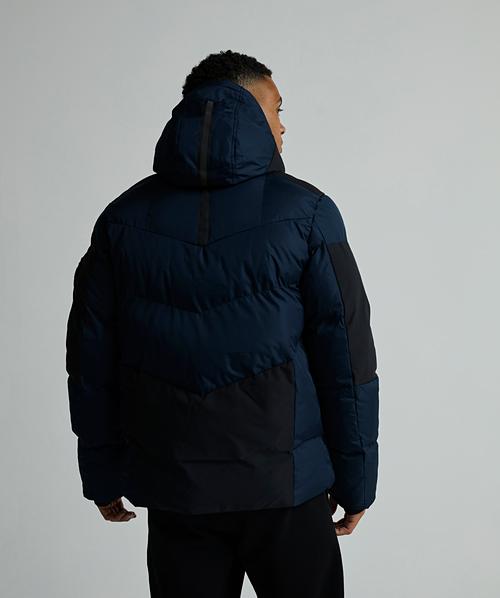 Zavetti Canada Vextaro Puffer Jacket | Navy Blazer / Jet Black