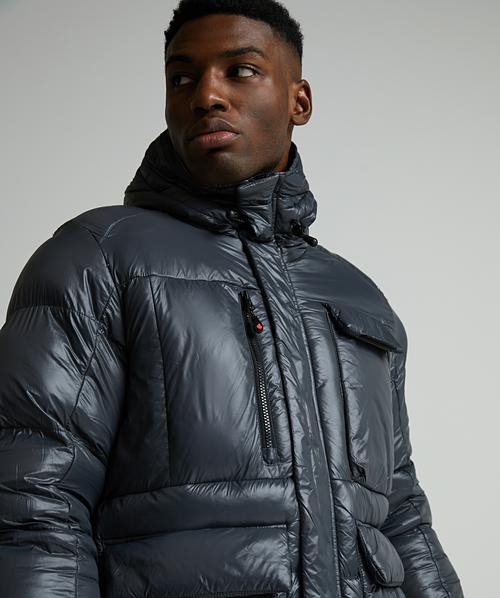 Zavetti Canada Onix Puffer Parka Jacket | Asphalt | Zavetti
